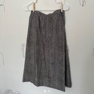 Black and White Midi Skirt EVAN PICONE